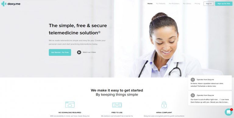 Telemedicine App Doxy.Me Mind2Minds Project Portfolio